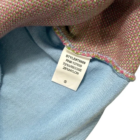 S Luna Ivy Strawberry Checkered Sweater Vest Preppy Kawaii Coquette Academia - Picture 4 of 4